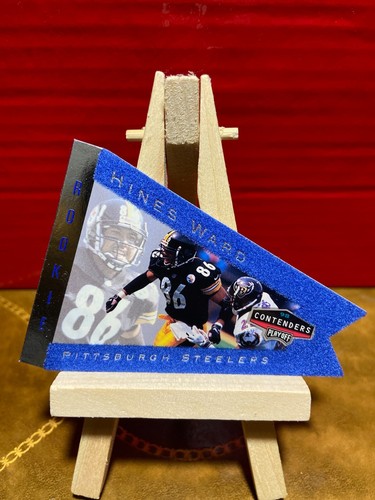 Hines Ward [Blue] #77 1998 Playoff Contenders Pennants card