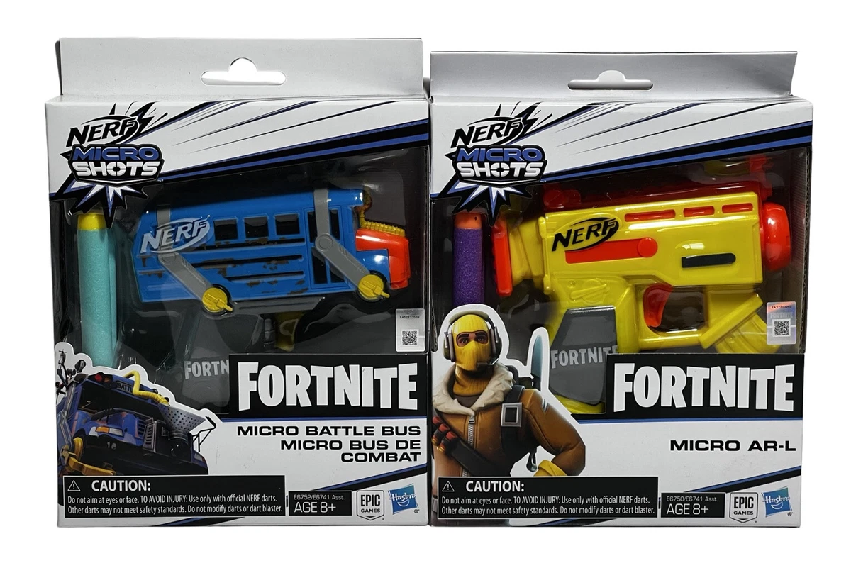 Nerf Fortnite MicroShots AR-L Toy Blaster Dart Gun E6750