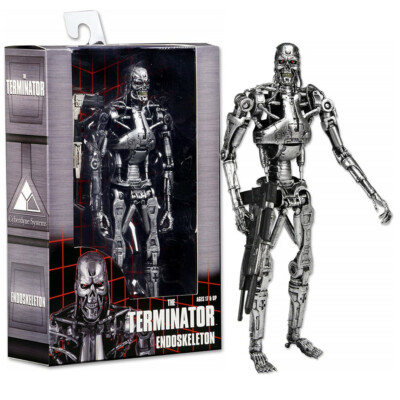 7''Terminator2 Judgment Day T-800 Endoskeleton Arnold PVC Action Figure Model New