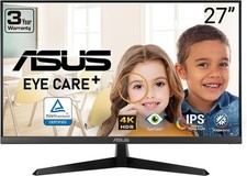 ASUS VY27UQ 27" 4K IPS Eye Care Monitor, UHD, 3840 x 2160, Display Port, HDMI