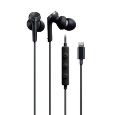 Audio-Technica ATH-CKS330Li BK Wired Earphones, Black NEW