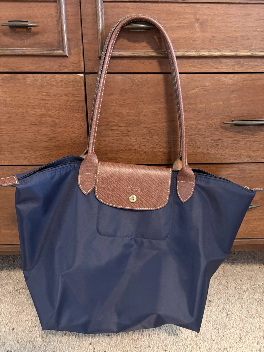 Longchamp Le Pliage Tote Blue Bags & Handbags for Women for sale