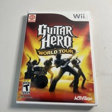 Guitar Hero: World Tour (Nintendo Wii, 2008) CIB Complete W/ Manual