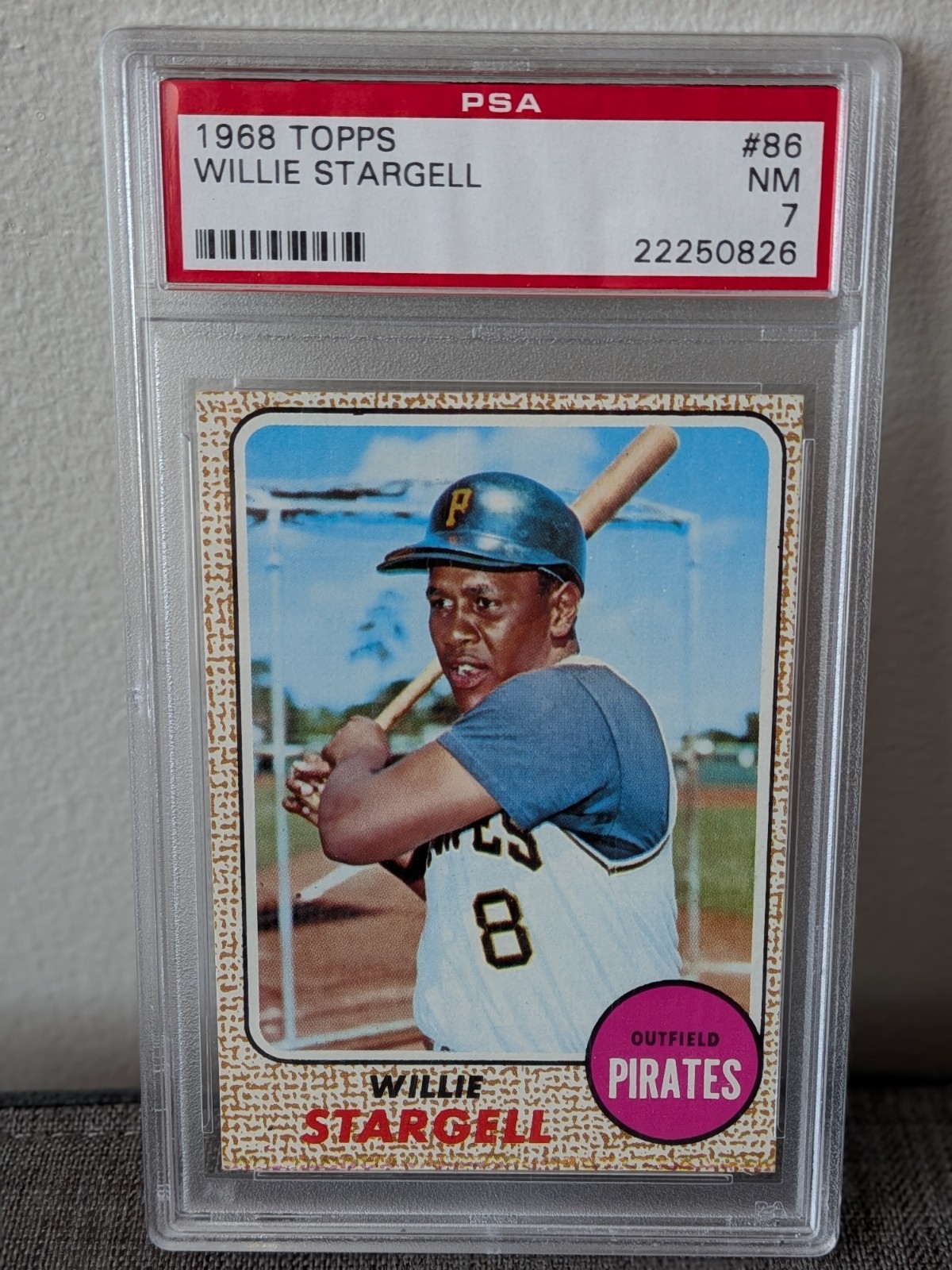 1968 Topps - Willie Stargell #86 PSA 7