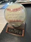 scott brosius signed baseball 1998 world series mvp yankees 164/1950