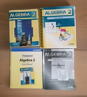 Abeka Algebra 2 Student Textbook and Teacher's Manual Bundle