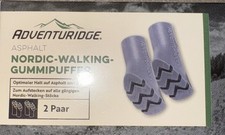 Nordic Walking Gummipuffer f&uuml;r Walkingst&ouml;cke Asphalt Adventuridge Neu