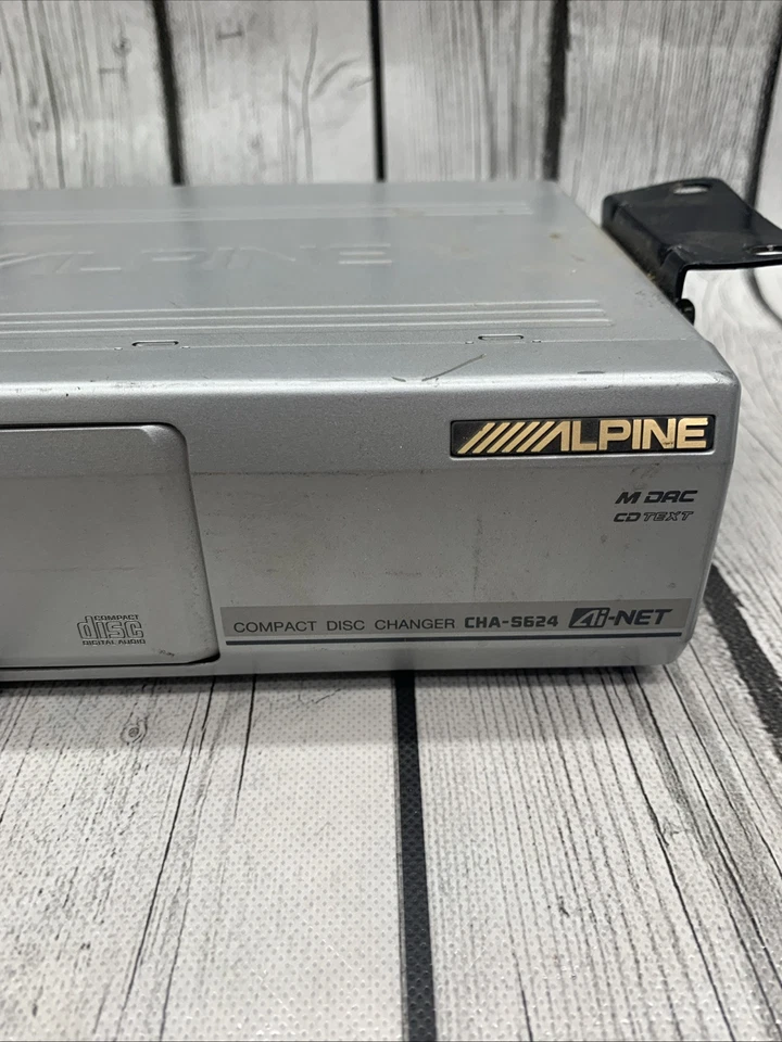 ALPINE CD Shuttle 6D Compact Disc Changer CHA-S624 M DAC UNTESTED - Image 4 of 4