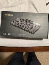 Taiahiro ML-981 Retro Mechanical Hotswappable Bluetooth Keyboard 
