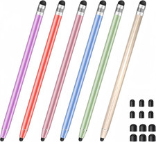 6 Pack Stylus Pen for Touchscreen 2 in 1 Capacitive Fine Tip Universal Stylus