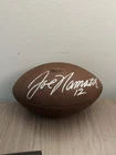 Joe Namath autographed signed Football. Namath Hologram