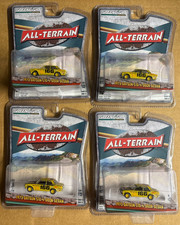 1973 DATSUN 510 4-DOOR SEDAN #166 YELLOW BRE 1/64 DIECAST CAR GREENLIGHT 35230 B