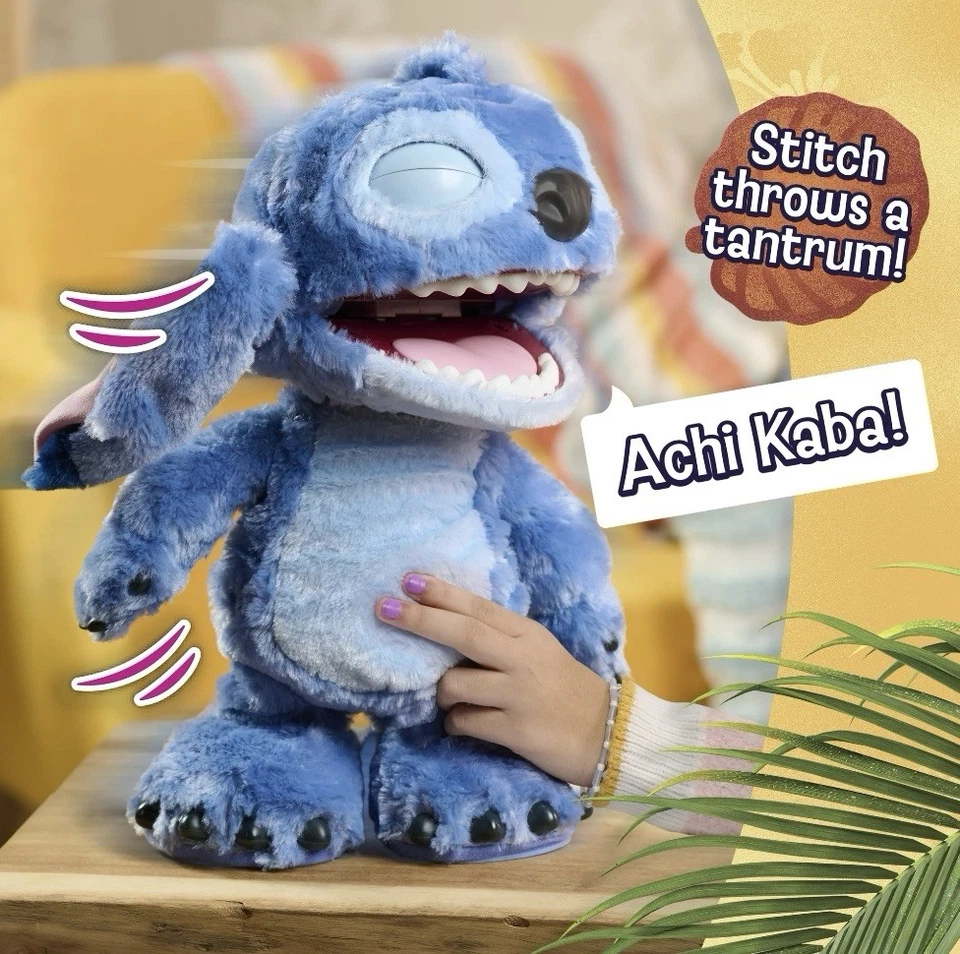 Disney Stitch Ultimate Stitch Interactive 17" Plush Toy, 100+ Sounds & Reactions - Image 4 of 4