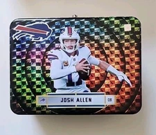 2025 Panini Football JOSH ALLEN Collector's Tin Lunch Box 