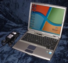 COMPLETE Dell Latitude D600 14" 1.40GHz/64GB SSD/1GB/Serial/Parallel/ATI GPU/XP