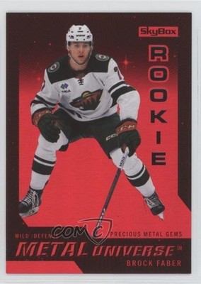 2023-24 Skybox Metal Universe PMG Red 75/90 Brock Faber #R-21 RC 1qh9