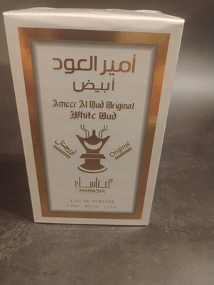 Ameer Al Oud Original White Oud by Manasik   NEW in Box   Arabian Perfume 100ml