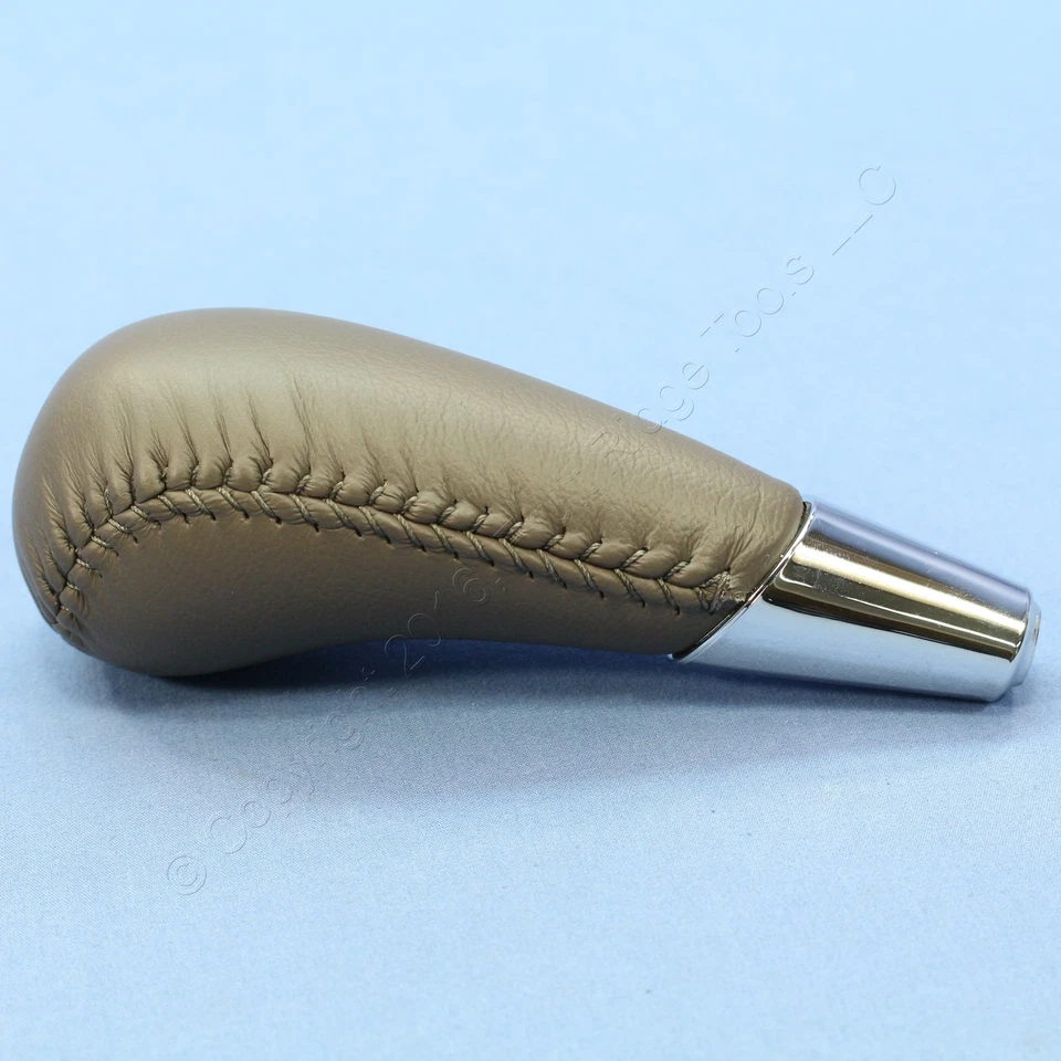 GM OEM Leather & Chrome Hot Rat Rod Shifter Knob Automatic - Image 2 of 4