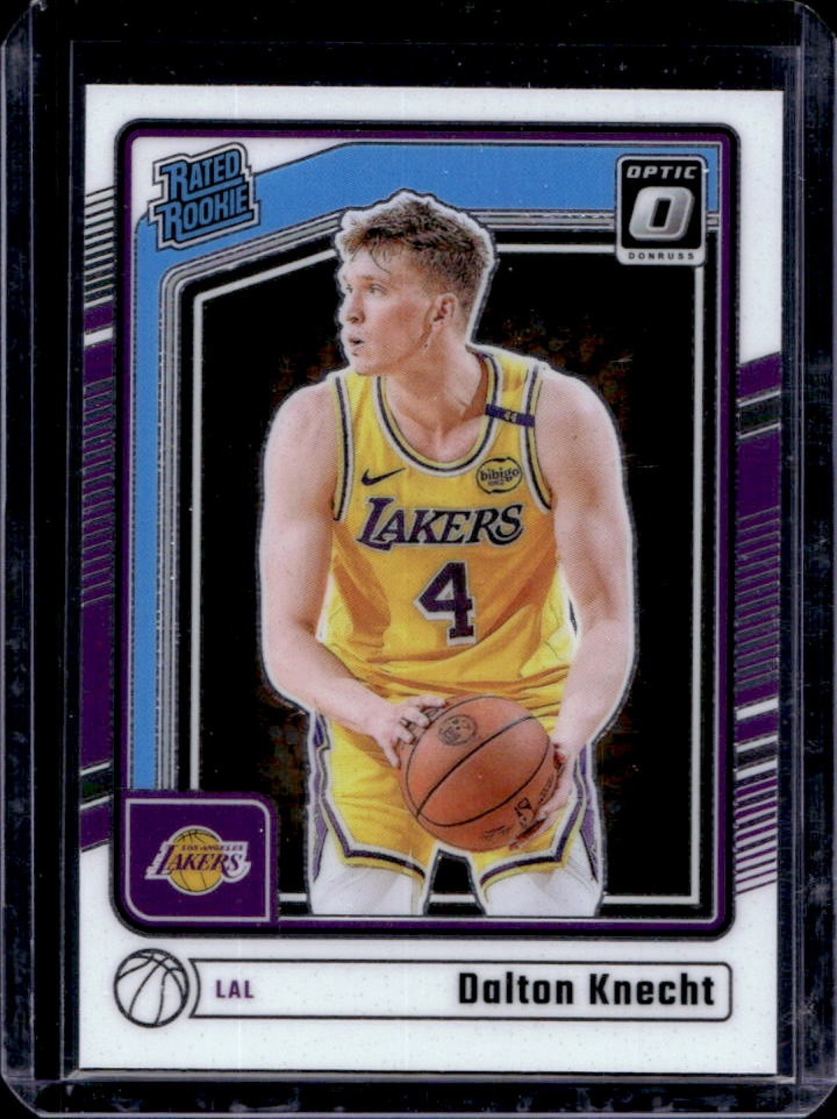 2024-25 Donruss Optic Dalton Knecht Rated Rookie RC #256 Lakers
