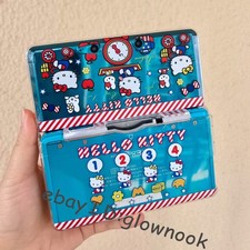Cute Hello Kitty Vintage Clock Pattern Case shell Housing for Nintendo series