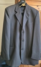 Daniel Hechter 3piece dark grey 88% Wool Suit  Chest 44" Waist 38" Length 34" 