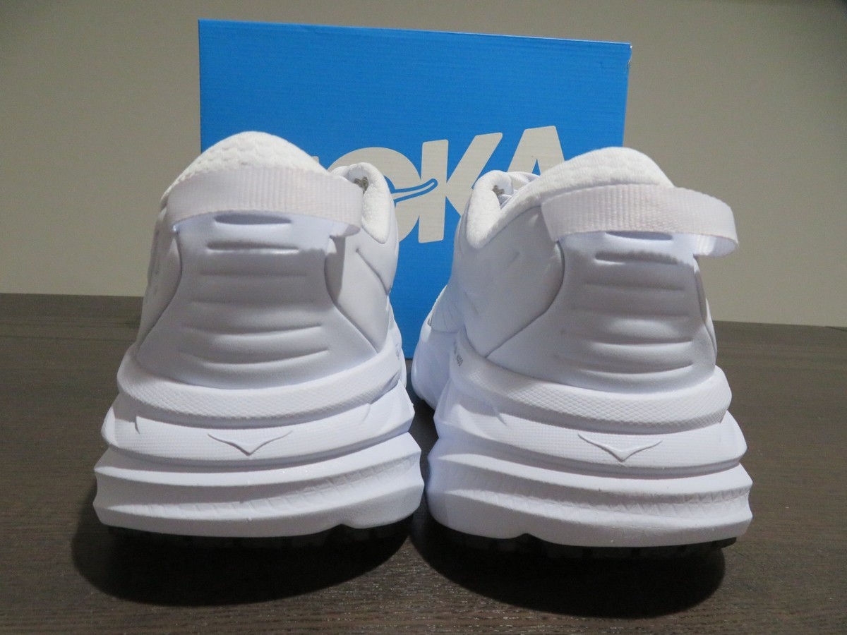 Hoka One One Bondi SR 1110520 Mens Size US 10 Frost White Sneaker Shoes Women main image 3