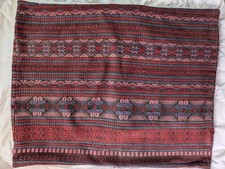 Vintage Guatemalan Handwoven Pillow Sham For Standard Pillow