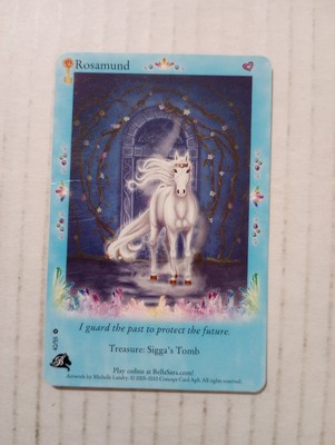 Bella Sara Treasures Rosamund 40/55 Sigga's Tomb Horse Trading Card 2010