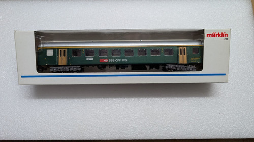 Märklin H0 4066 SBB  Personenwagen CFF Schweiz Blech / OVP / kaum bespielt | Zustand: Gebraucht