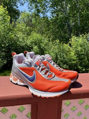 Nike Air Max Turbulence+ 2006 Shoes Men's Size 8 Orange Blue Knicks Y2K