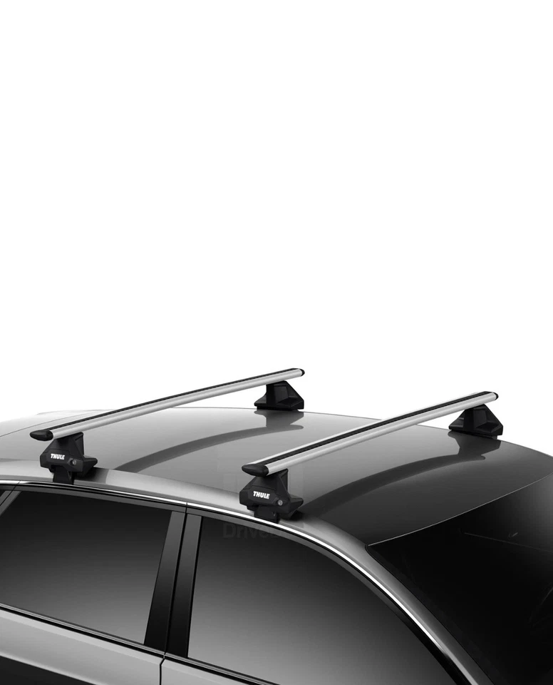 Juego de barras de techo Thule Alu WingBar Evo plateadas para Ford Fiesta Mk Foto 4 de 4