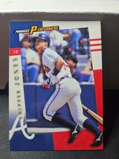 1998 Pinnacle Peak Performers Atlanta Braves Baseball Card #7 Chipper Jones