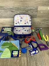 Tool Time With T-Rex Childrens Tools Set With Apron And Book