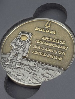 Rare Bulova Lunar Pilot Apollo 15 Limited Edition Watch 50th Prx Khaki field Iwc