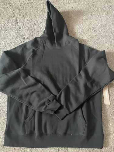 Felpa con cappuccio Fear of God Essentials logo posteriore XL