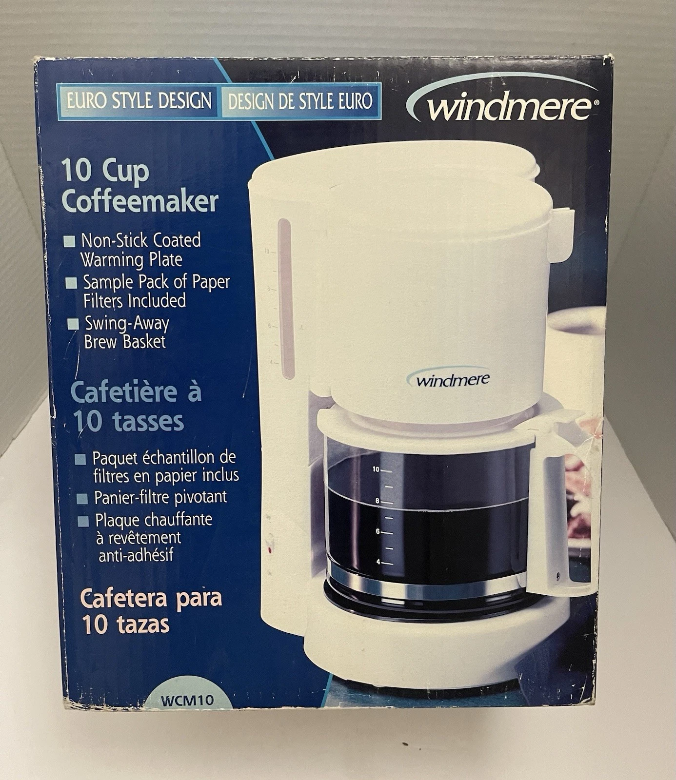 Windmere 10-Cup Coffeemaker - Euro Style Design NEW
