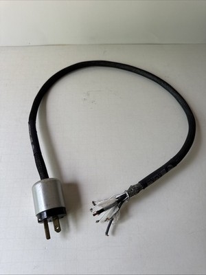 Zu Audio BOK 30in Hi-End Audiophile AC Power Cable Parts/Repair Read