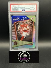 /35 2022 Panini Legacy - Under the Lights Sapphire Patrick Mahomes II PSA 10 Gem