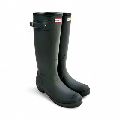 Hunter Women's Original Tall Rain Boots (Size 10) Dark Olive