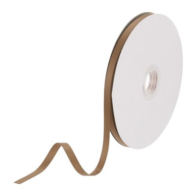 DMiotech 1/4 inch 50 Yards Satin Ribbon Thin x 50 Yards, Light Brown