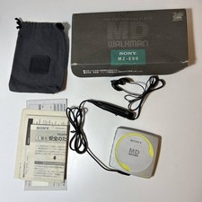 SONY MZ-E80 MD Walkman Portable MiniDisc Player Tested Boxed Set