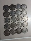 Half Roll of Readable Date Buffalo Nickels--20 Coins in All!! Lot A