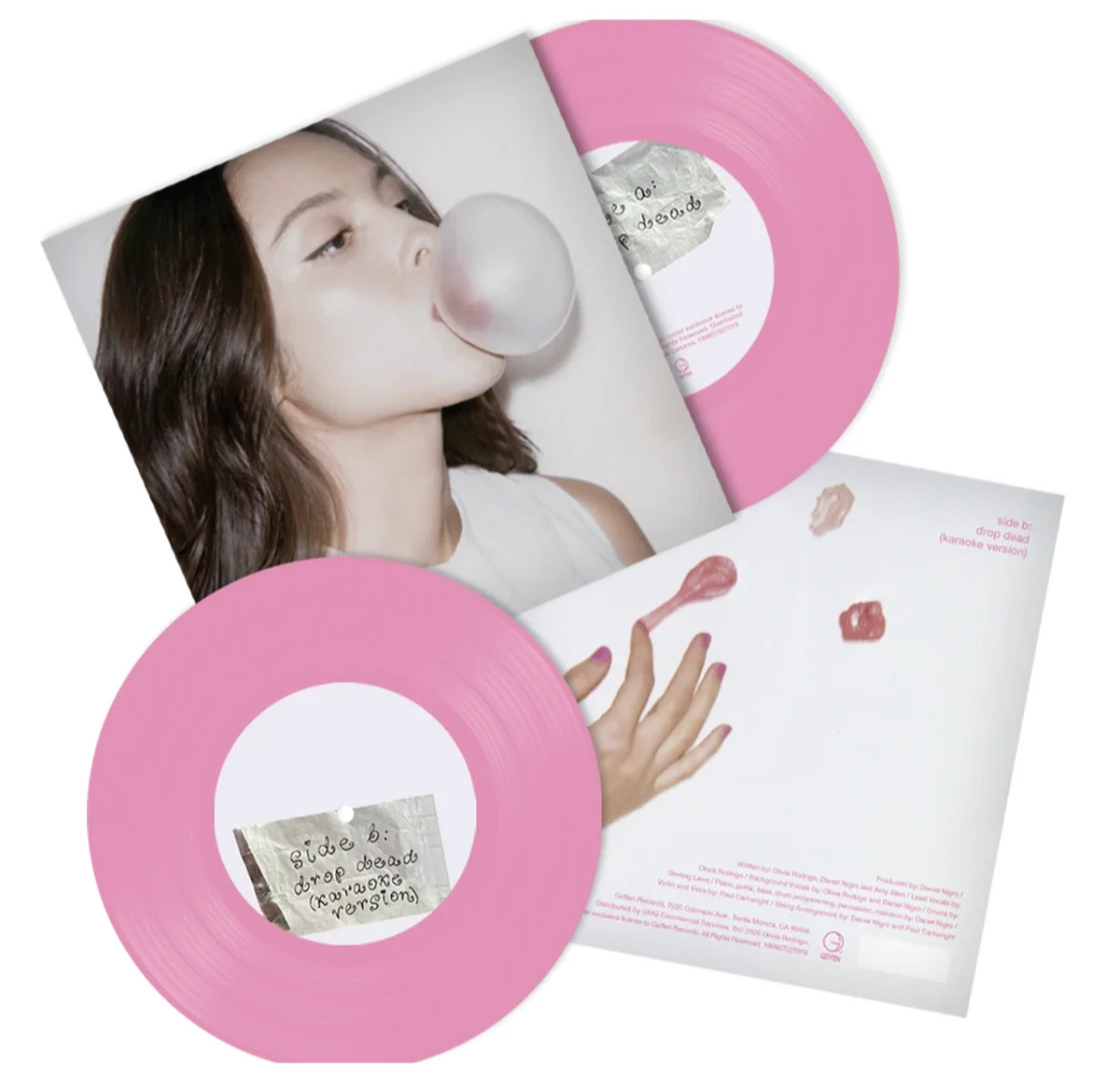 Olivia Rodrigo　限定ホットピンクレコード Olivia Rodrigo Drop Dead (7