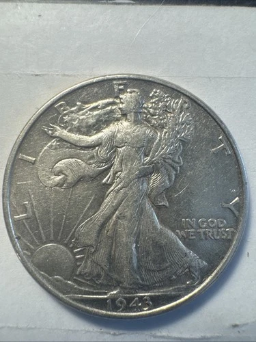 1943P Walking Liberty 90% Silver AU Condition Nice Coin