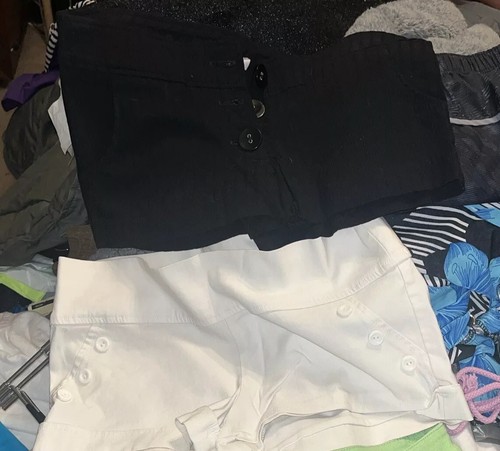Wet Seal Body Central 2 Pc. Short Short Set Black & White 1999 Edi