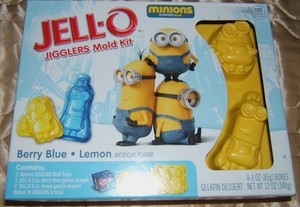 Jell-O Jigglers Mold Kit Minions New*Expired 2017