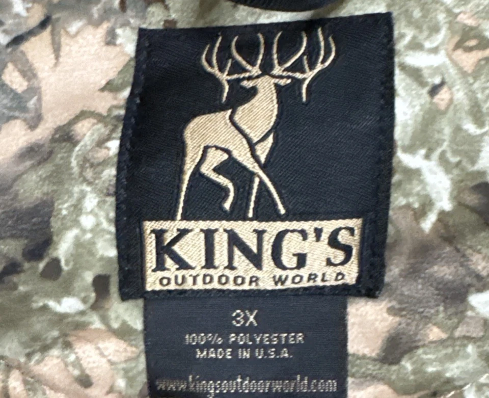 Kings Outdoor World Hidden Mesa Fleece Jacket, Thick 3XL Camo - Image 3 of 4