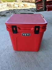 Yeti Roadie 48 Wheeled Cooler Rescue Red Used Once Mint Condition