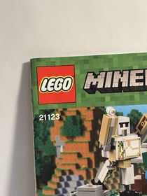 LEGO Minecraft the Iron Golem Set 21123 Instruction Manual Only