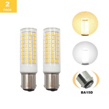 2pcs BA15D Bayonet Base LED Bulb 102-2835SMD ...